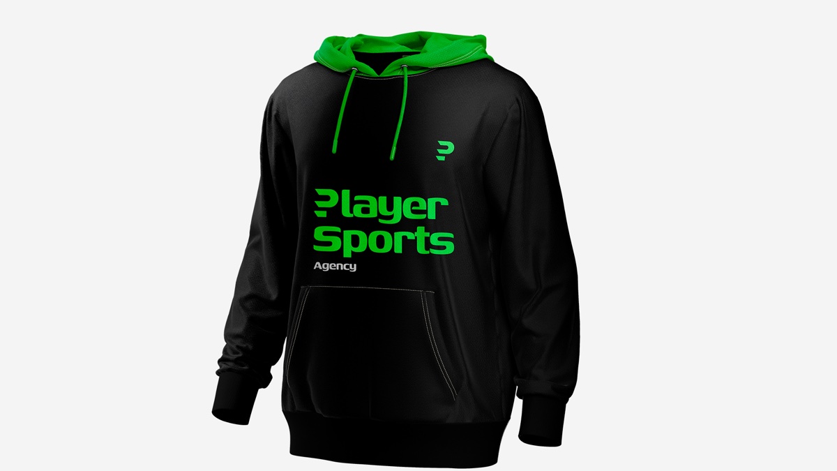 Identidade visual Player Sports Agency